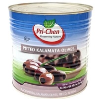 yF Olives Kalamata Pitted Tin 2.6kg Box of 6 'Pri-Chen'