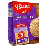 GR Wheat Groats 400gr (5*80gr) Box of 6 'Uvelka'